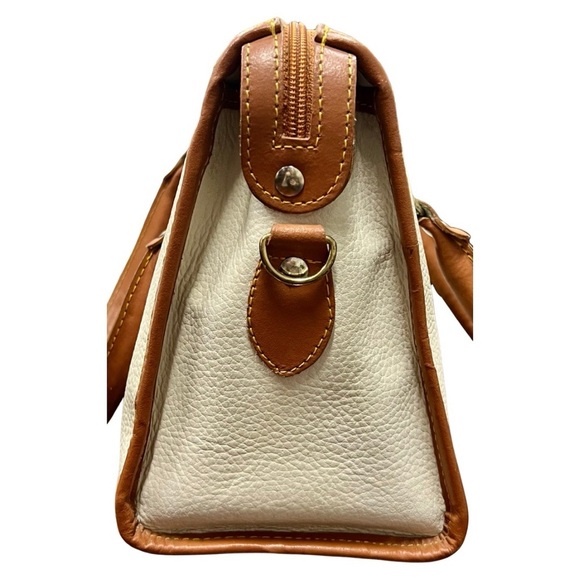 👜 Dooney & Bourke All Weather Leather Satchel – Vintage - Picture 3 of 16